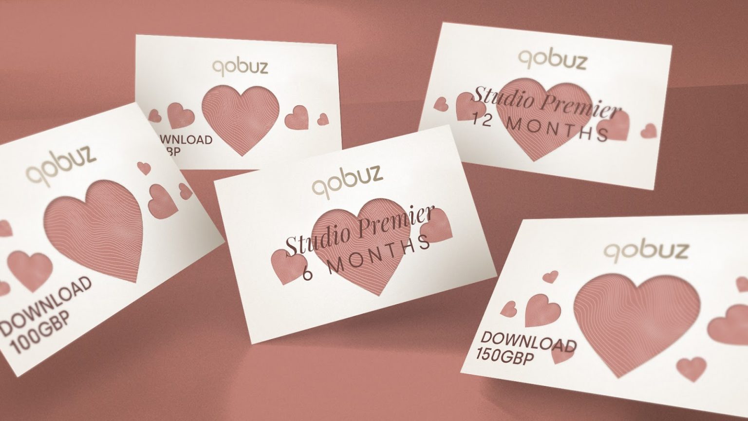 Give the gift of Qobuz hires music for Valentine's day
