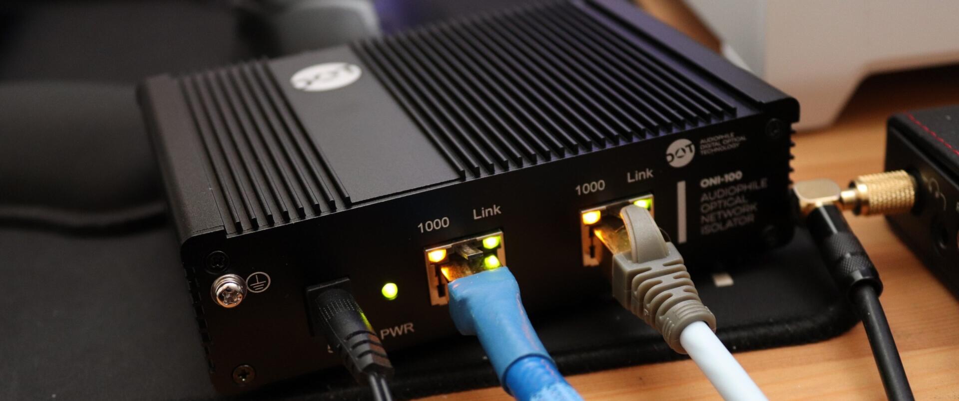 ADOT ONI-100 Optical Network Isolator - Image Credit - C Baillie