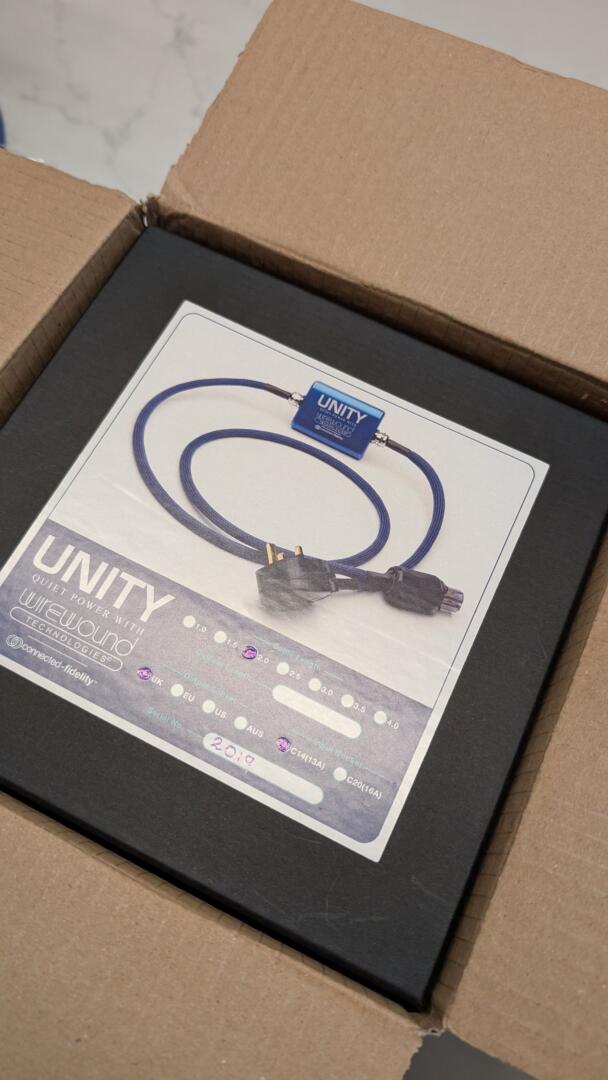 Wirewound UNITY mains power cable