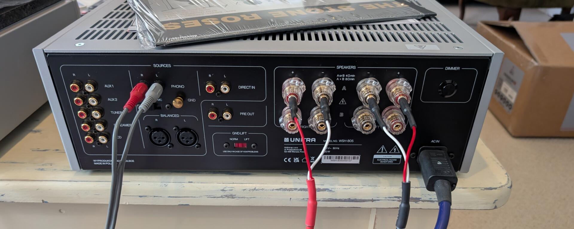 Unitra WSH-805 Dual Mono Amplifier