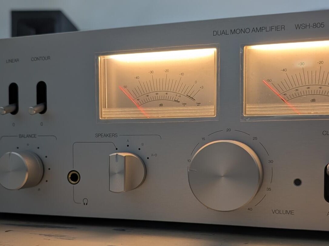Unitra WSH-805 Dual Mono Amplifier