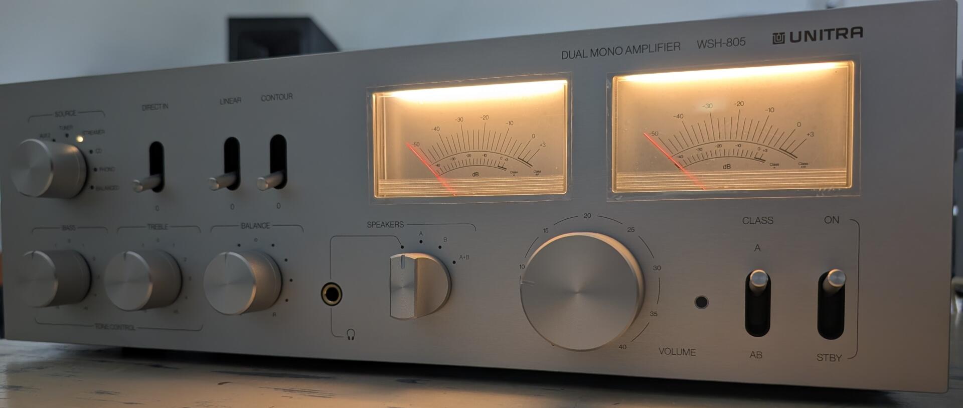 Unitra WSH-805 Dual Mono Amplifier